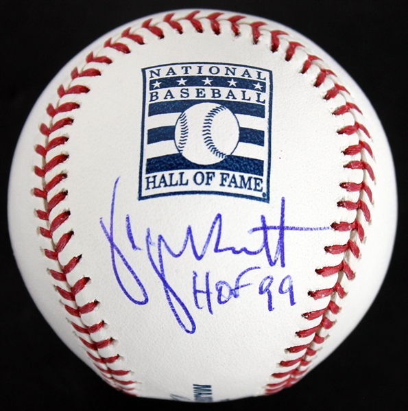 George Brett Signed Hall of Fame Baseball (BAS/Beckett)