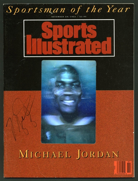 Michael Jordan Signed 1991 Sports Illustrated Magazine (PSA/DNA)