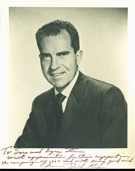 Richard Nixon Vintage Signed & Inscribed 8" x 10" Photo (PSA/DNA)