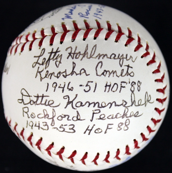 A League of Their Own: Female Hall of Famers Multi-Signed Baseball (BAS/Beckett)