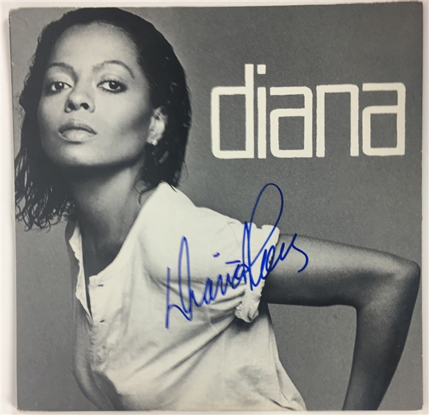 Diana Ross Signed "Diana" Album (JSA)