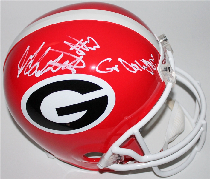 Todd Gurley Signed Georgia Bulldogs Helmet (JSA)