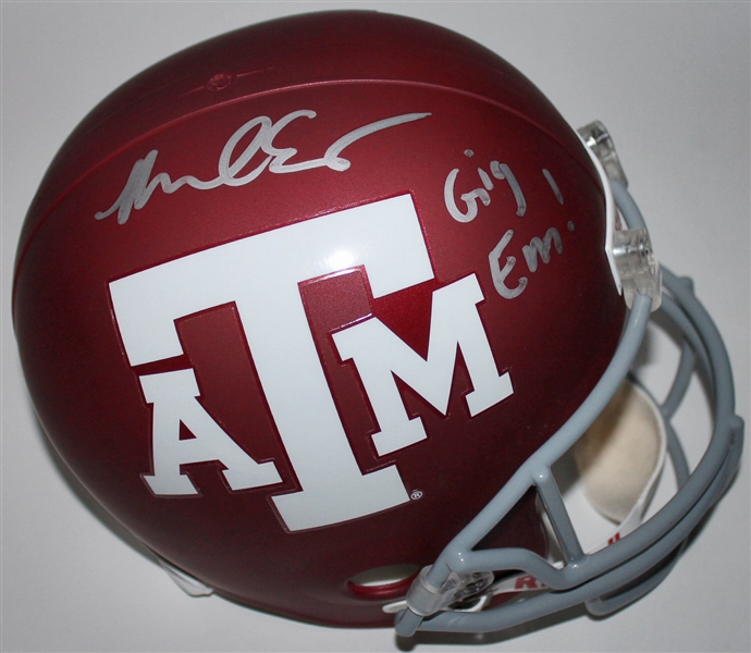 Mike Evans Signed Texas A&M Full Sized Helmet (PSA/DNA)
