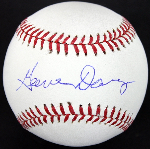 A League Of Their Own: Geena Davis Signed OML Baseball (BAS/Beckett)
