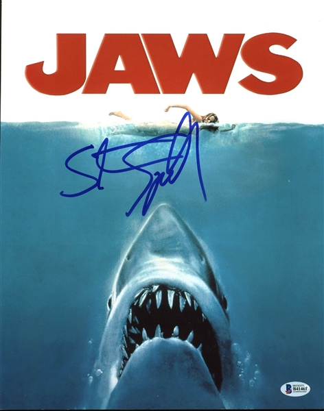 Steven Spielberg Signed 11" x 14" Color Photo from "Jaws" (BAS/Beckett)