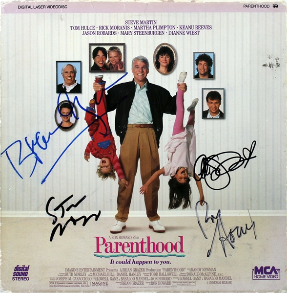 "Parenthood" Cast Signed Laserdisc Cover w/ Steve Martin, Ron Howard +2 (PSA/DNA)