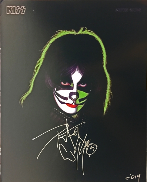 KISS: Peter Criss Signed 16" x 20" Photo (BAS/Beckett Guaranteed)