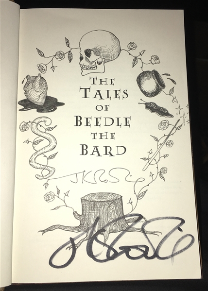 J.K. Rowling Signed Harry Potter "The Tales of Beedle The Bard" Book (PSA/DNA)