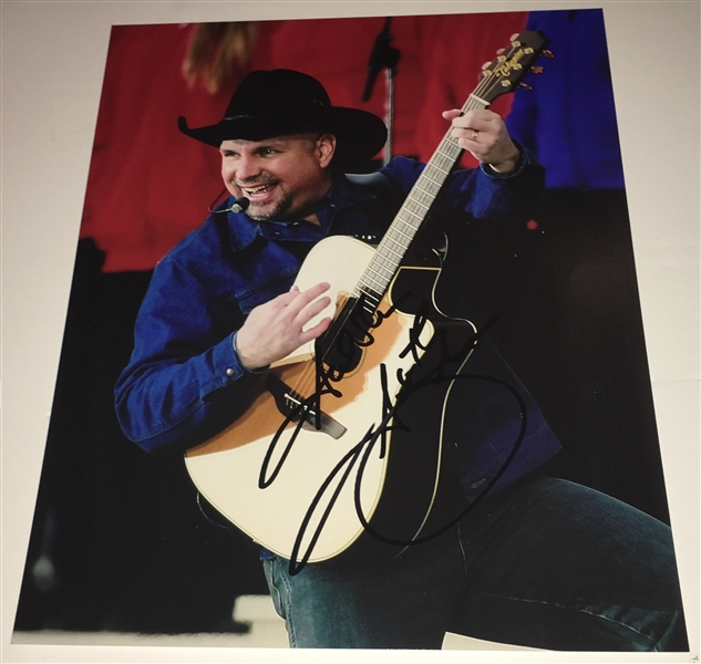 Garth Brooks In-Person Signed 11" x 14" Color Photo (BAS/Beckett Guaranteed)