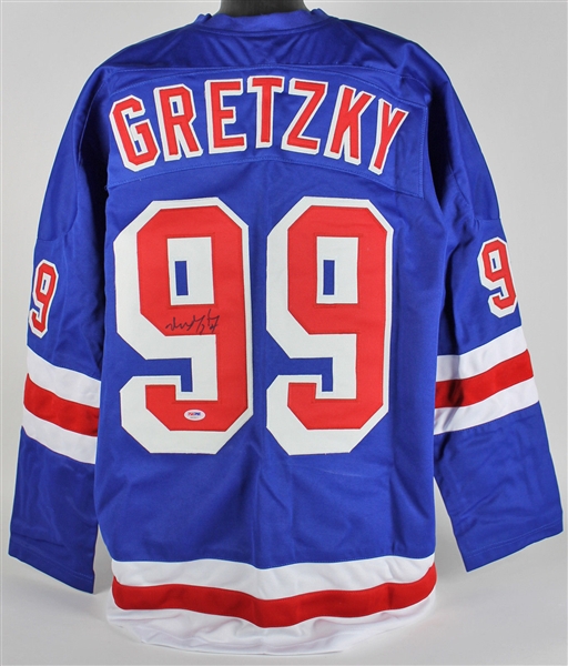 Wayne Gretzky Signed NY Rangers Pro Model Jersey (PSA/DNA)