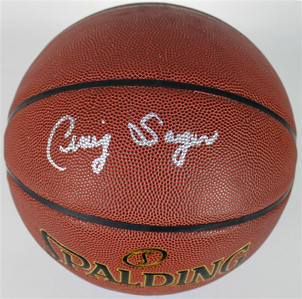 Craig Sager Signed NBA I/O Basketball (PSA/DNA)