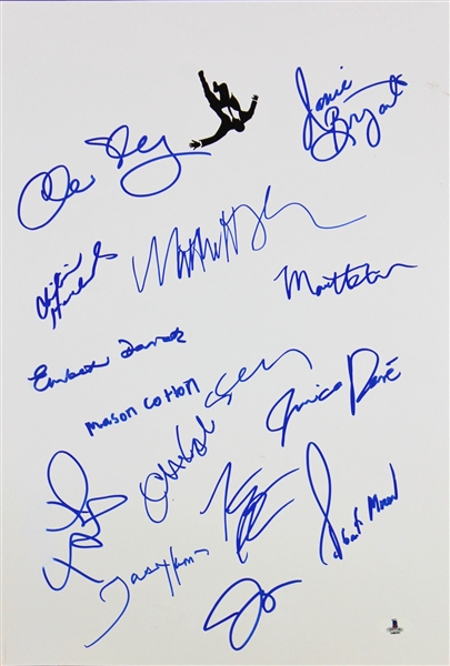 Mad Men Cast Signed 12" x 18" Promotional Photo w/ 14 Signatures! (BAS/Beckett)