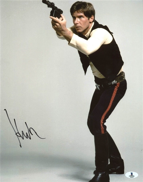 Harrison Ford Signed 11" x 14" Color Photo from Star Wars (Beckett/BAS)
