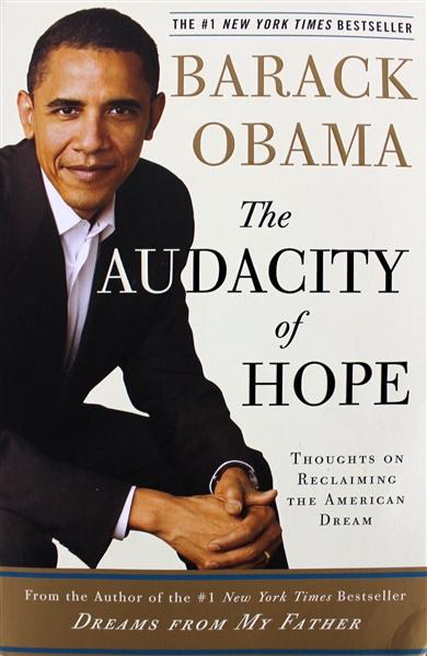 Barack Obama Signed Book: The Audacity of Hope (BAS/Beckett)