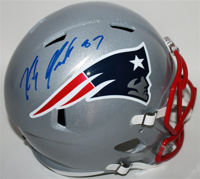 Rob Gronkowski Signed Full-Sized Patriots Helmet (JSA)