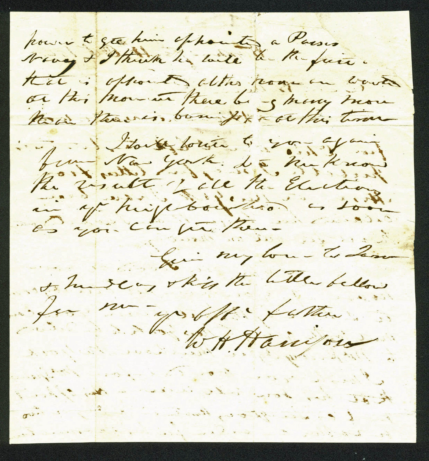 Lot Detail William Henry Harrison Rare 1828 2 Page Handwritten