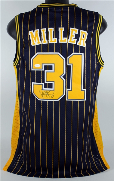 Reggie Miller Rare Signed Indiana Pacers Jersey (JSA)