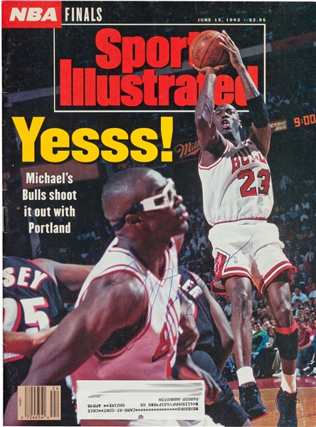 Mr. June: Michael Jordan Vintage Signed 1992 Sports Illustrated Magazine (PSA/DNA & JSA)
