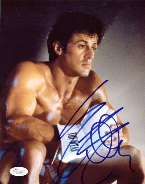 Sylvester Stallone Signed 8" x 10" Rocky Photograph (JSA)