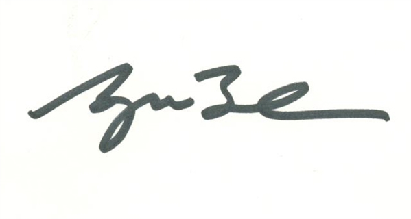 President George W. Bush Signed 2" x 4" Album Page (Beckett/BAS Guaranteed)