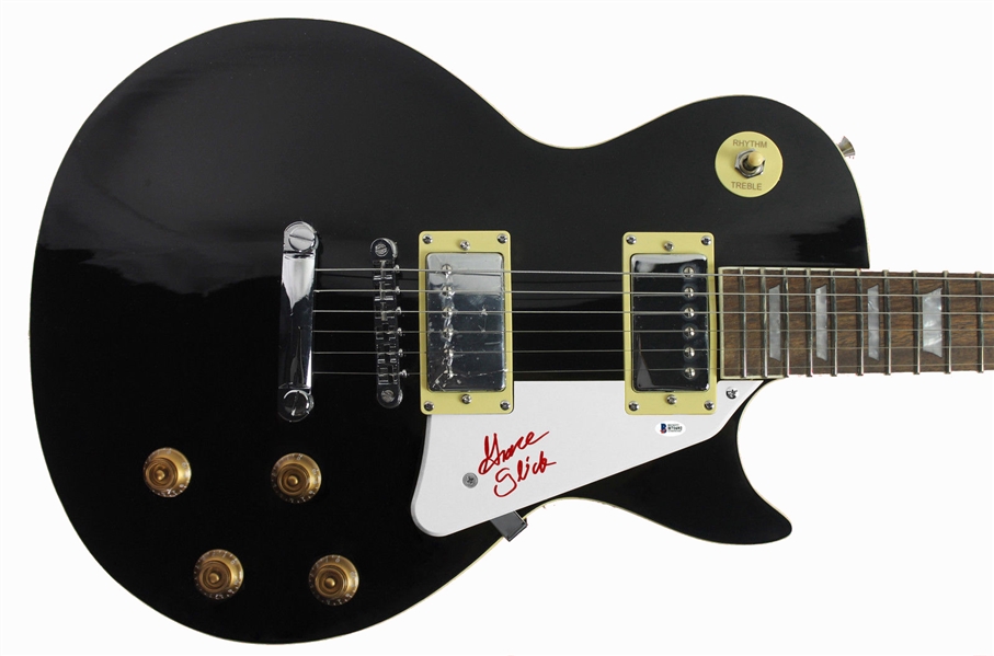 Jefferson Airplane: Grace Slick Signed Les Paul-Style Guitar (BAS/Beckett)
