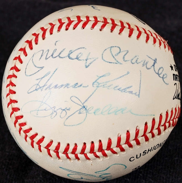 500 Home Run Club Signed ONL Baseball w/ Mantle & Others! (JSA)