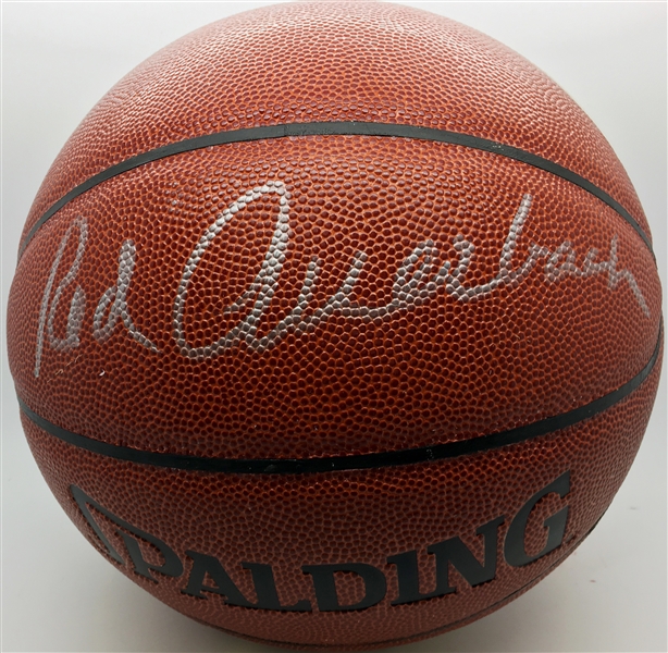Red Auerbach Rare Signed NBA I/O Basketball (Beckett)