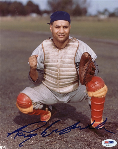 Roy Campanella Signed 8" x 10" Color Dodgers Photograph (PSA/DNA)