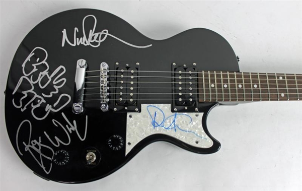 Pink Floyd Ultra-Rare Group Signed Les Paul Guitar w/ Gilmour, Waters & Mason (3 Sigs)(PSA/DNA)