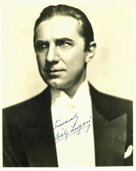 Vintage Bela Lugosi Signed 8" x 10" Sepia Photo (BAS/Beckett)