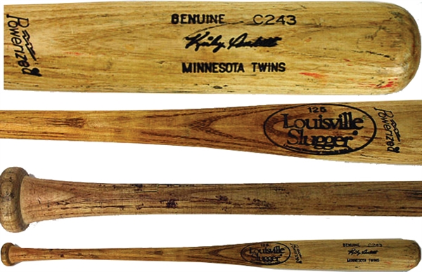 Rare Kirby Puckett Game Used Twins Baseball Bat Circa 1991-1995 (PSA/DNA GU 9.5)