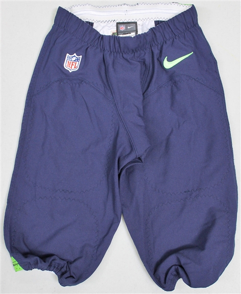 Russell Wilson 2014 Game Used Nike Seahawks Pants (Seahawks COA)
