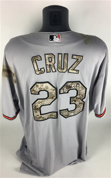 Nelson Cruz Signed & Game Used 2014 Baltimore Orioles Jersey (MLB) 