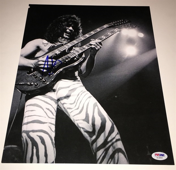 Eddie Van Halen Signed 11" x 14" On-Stage Photograph (PSA/DNA)