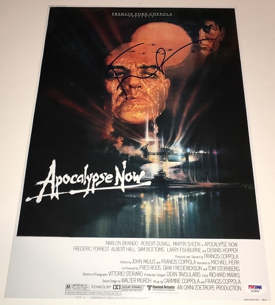 Francis Ford Coppola Signed "Apocalypse Now" 12" x 18" Mini Poster (PSA/DNA)