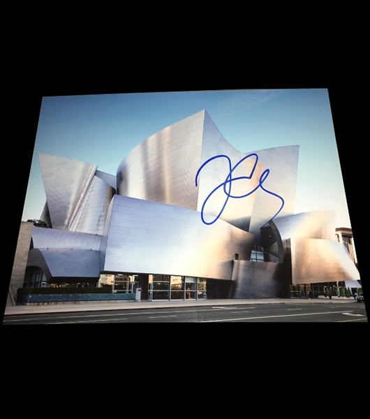 Architect Frank Gehry Signed 11" x 14" Color Photo of Walt Disney Concert Hall (BAS/Beckett Guaranteed)