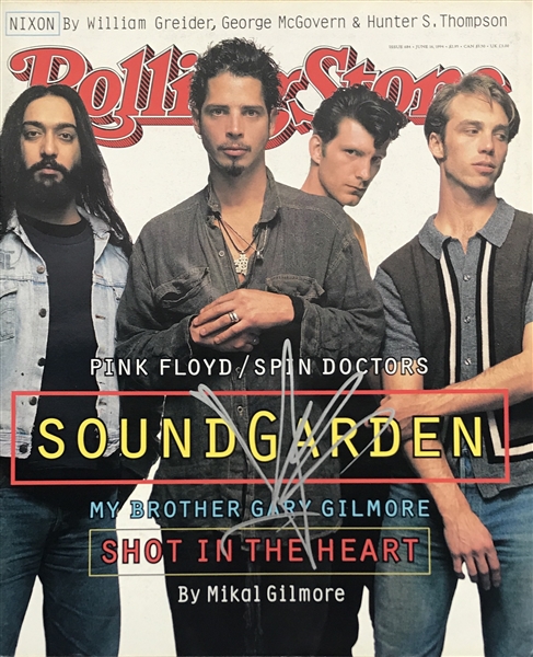 Soundgarden: Chris Cornell Signed June 1994 Rolling Stone Magazine (Beckett/BAS Guaranteed)