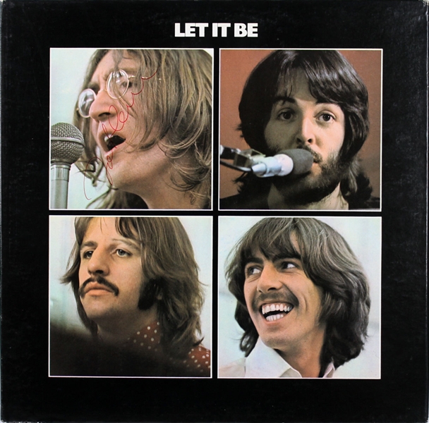 The Beatles: John Lennon Signed "Let It Be" Record Album (Beckett/BAS)
