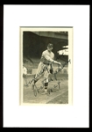Walter Johnson Superb Signed 3.5" x 4.75" Photo from 1924 (JSA)