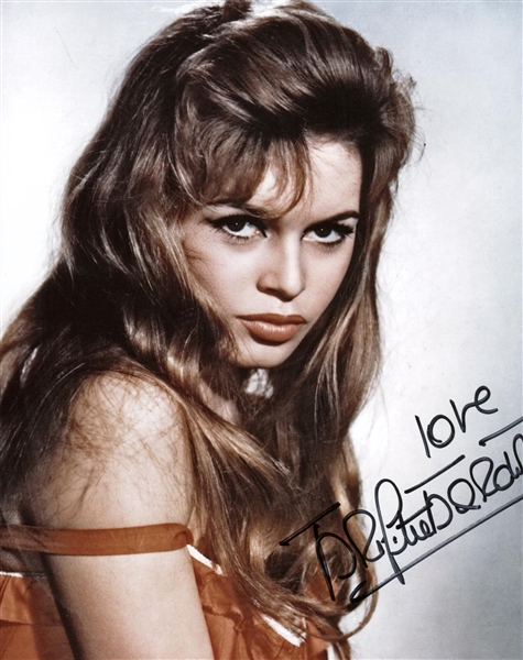 Brigitte Bardot Signed 8" x 10" Color Photograph (Beckett/BAS Guaranteed)