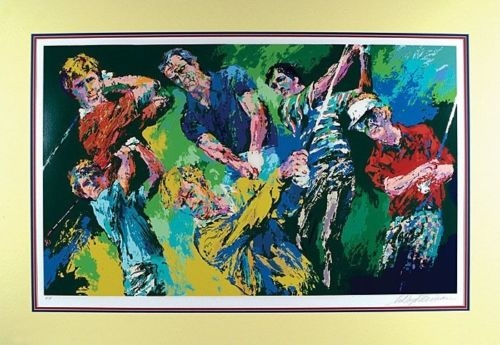Leroy Neiman Signed 1984 "Golf Winners" Limited Edition Printers Proof Serigraph (BAS/Beckett Guaranteed)