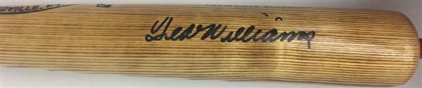 Ted Williams Near Mint Signed Personal Model Baseball Bat w/ Rare #9 Inscribed Handle! (JSA)