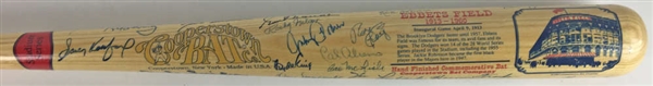 Dodgers Ebbets Field Multi-Signed Baseball Bat w/ Koufax, Reese, Snider & Others (JSA)