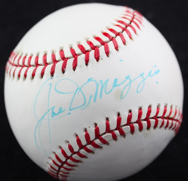 Joe DiMaggio Vintage Signed OAL MacPhail Baseball (PSA/DNA)