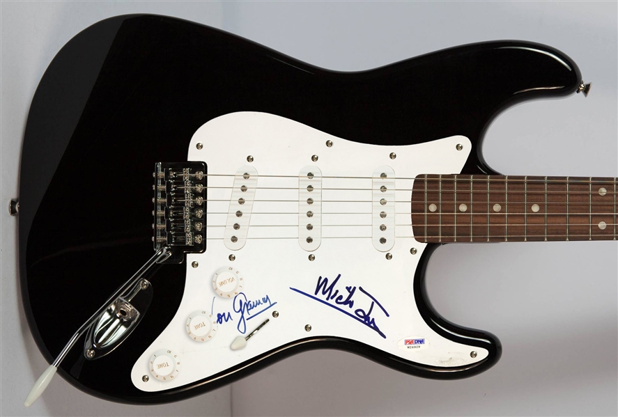 Foreigner: Lou Gramm & Mick Jones Dual Signed Stratocaster Style Guitar (PSA/DNA)