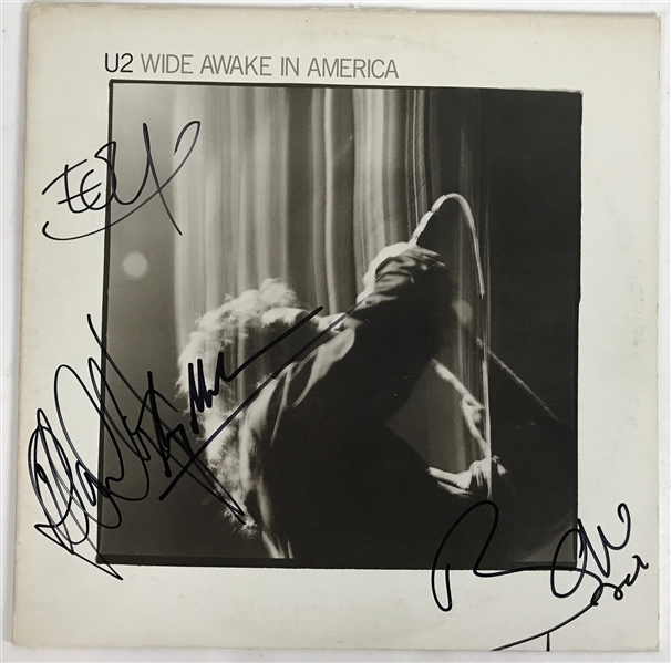 U2 Group Signed "Wide Awake In America" Album w/ All Four Members! (PSA/DNA)