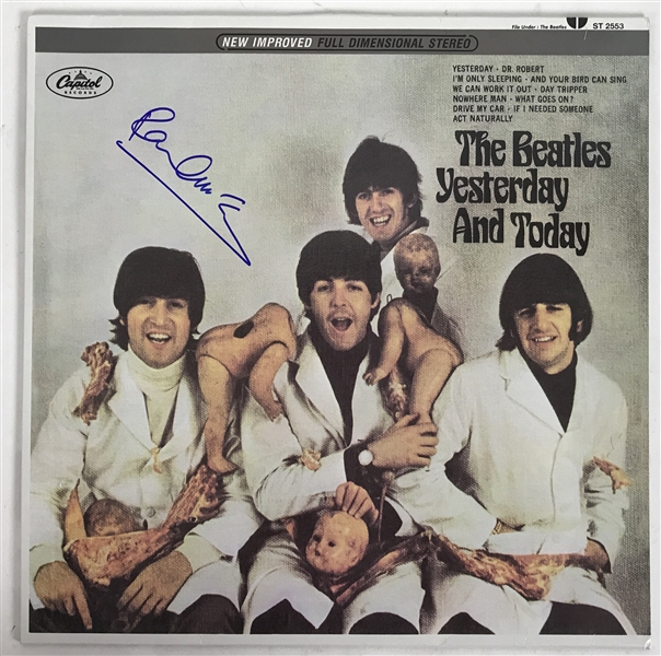 Paul McCartney Signed "Yesterday & Today" Butcher Cover (Beckett/BAS Guaranteed)