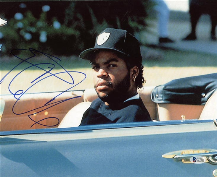 Ice Cube Signed 11" x 14" Color NWA Photograph (Beckett)