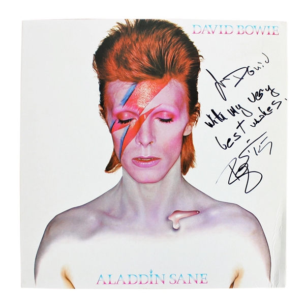 David Bowie Signed "Aladdin Sane" Record Album (BAS/Beckett)