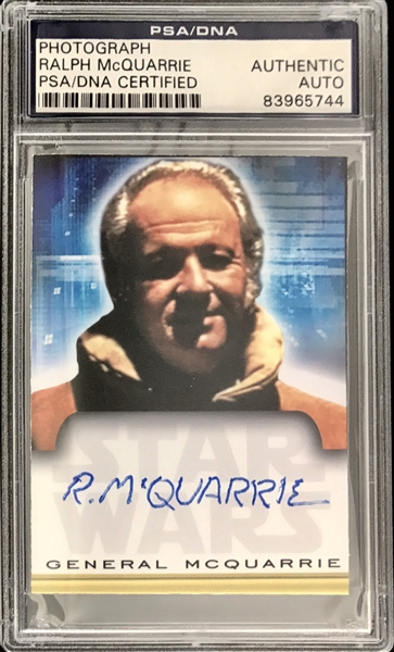 Star Wars: Ralph McQuarrie Signed 2.5" x 3" Photograph (PSA/DNA)